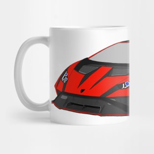 Lamborghini Huracan STO Selfmade car RED/BLACK Mug